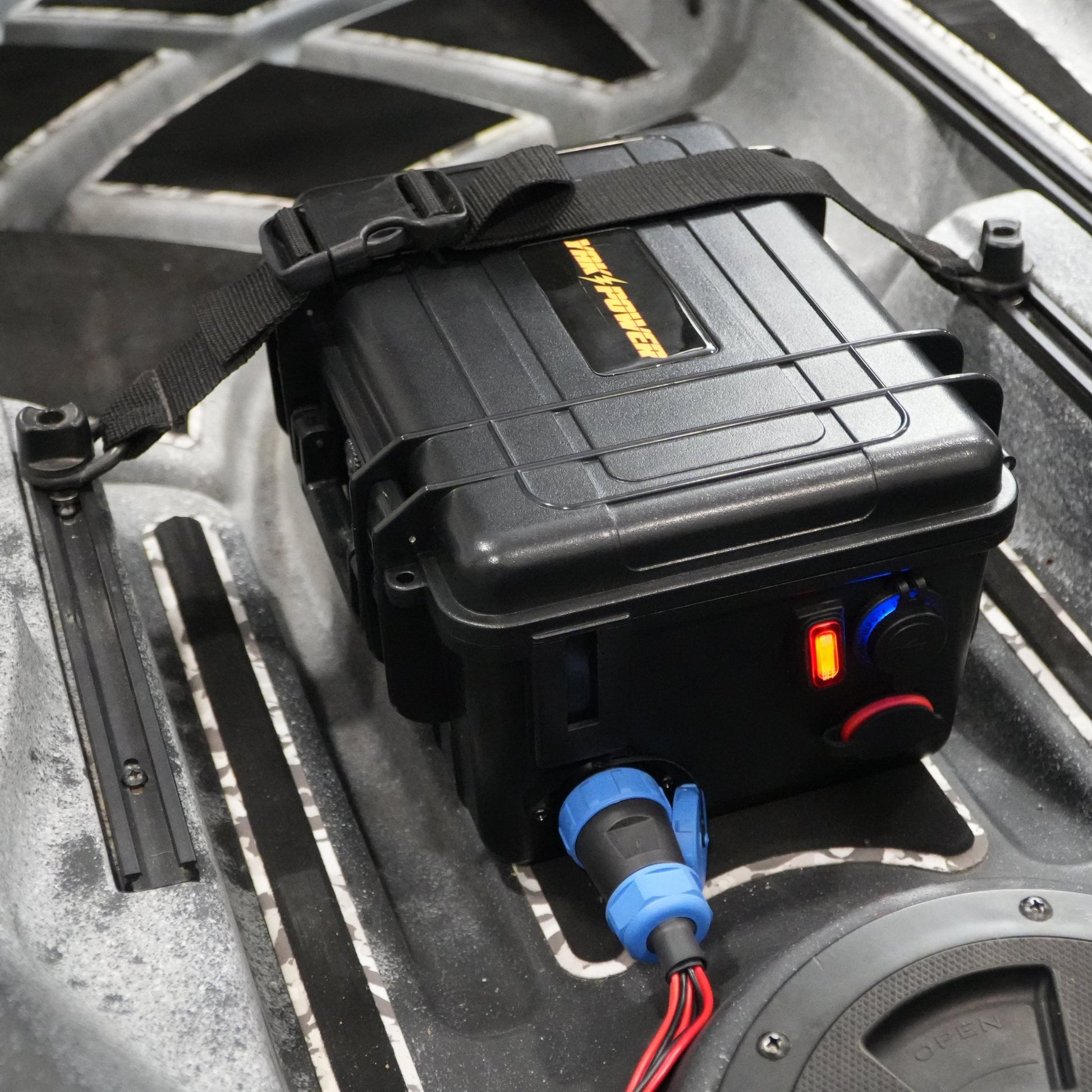 Yak Power Portable Power Station with 5 Circuit Wireless Digital Switching System (batteries not included) - Angler's Pro Tackle & Outdoors