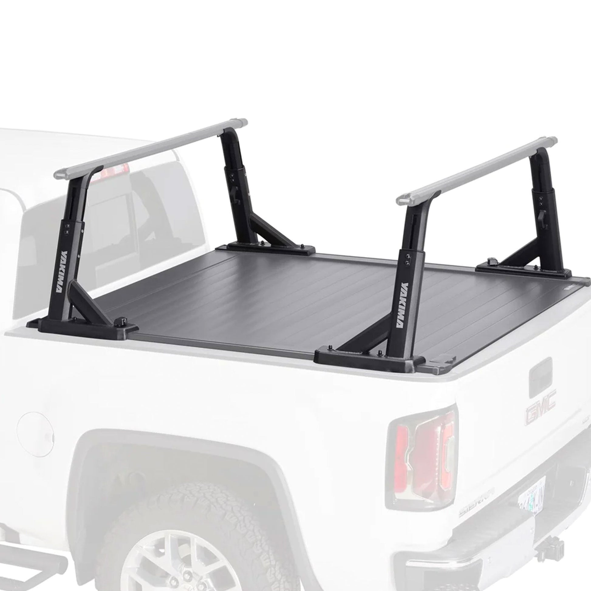 Yakima Aluminum OverHaul HD Towers with Tonneau Kit Mounting Hardware, Black - Angler's Pro Tackle & Outdoors