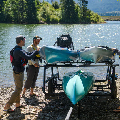 YAKIMA BigCatch Kayak Fishing Boat Saddles for Roof Racks and Trailers, Black - Angler's Pro Tackle & Outdoors