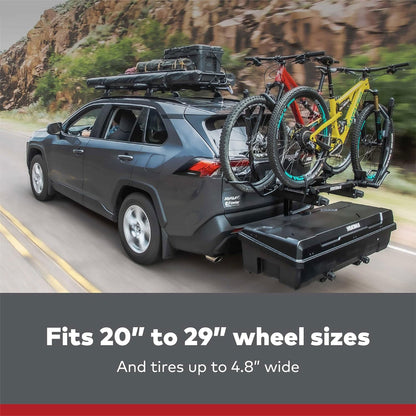 Yakima EXO DoubleUp 2 Bike Capacity for EXO SwingBase or EXO TopShelf, Black - Angler's Pro Tackle & Outdoors