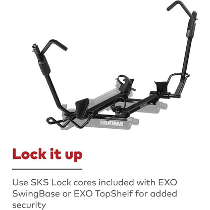 Yakima EXO DoubleUp 2 Bike Capacity for EXO SwingBase or EXO TopShelf, Black - Angler's Pro Tackle & Outdoors