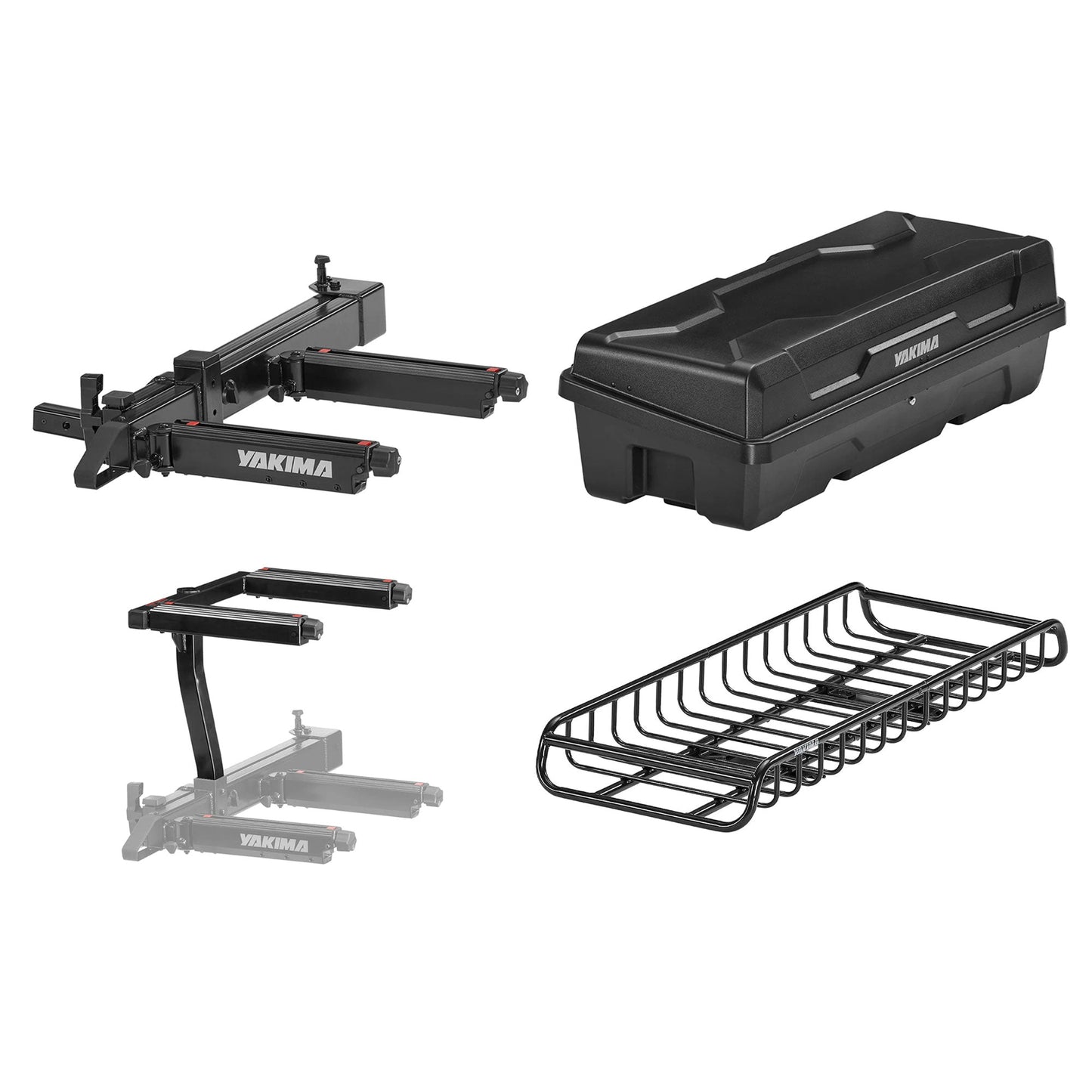 Yakima EXO SwingBase, GearLocker Box, TopShelf Rack and GearWarrior Basket Mount - Angler's Pro Tackle & Outdoors