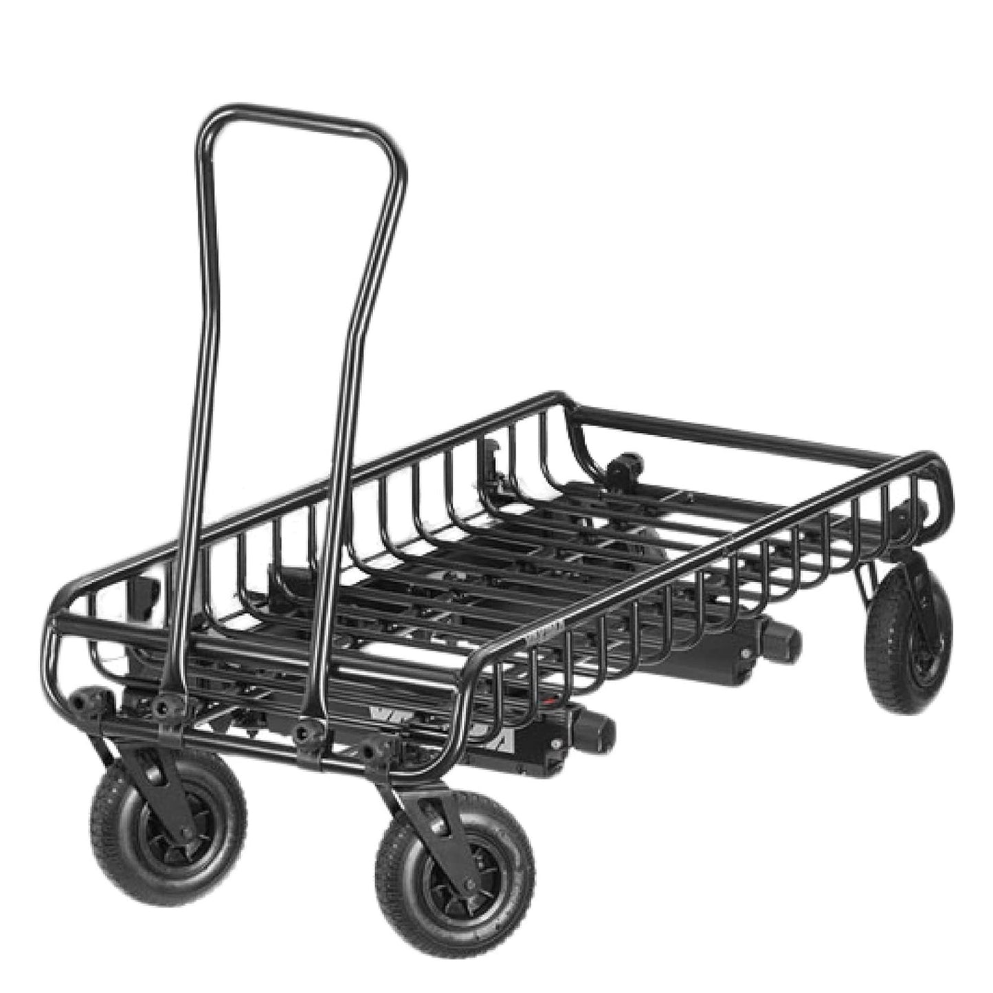 Yakima EXO WarriorWheels Sturdy Heavy Duty Aluminum Cargo Basket Cart Kit, Black - Angler's Pro Tackle & Outdoors