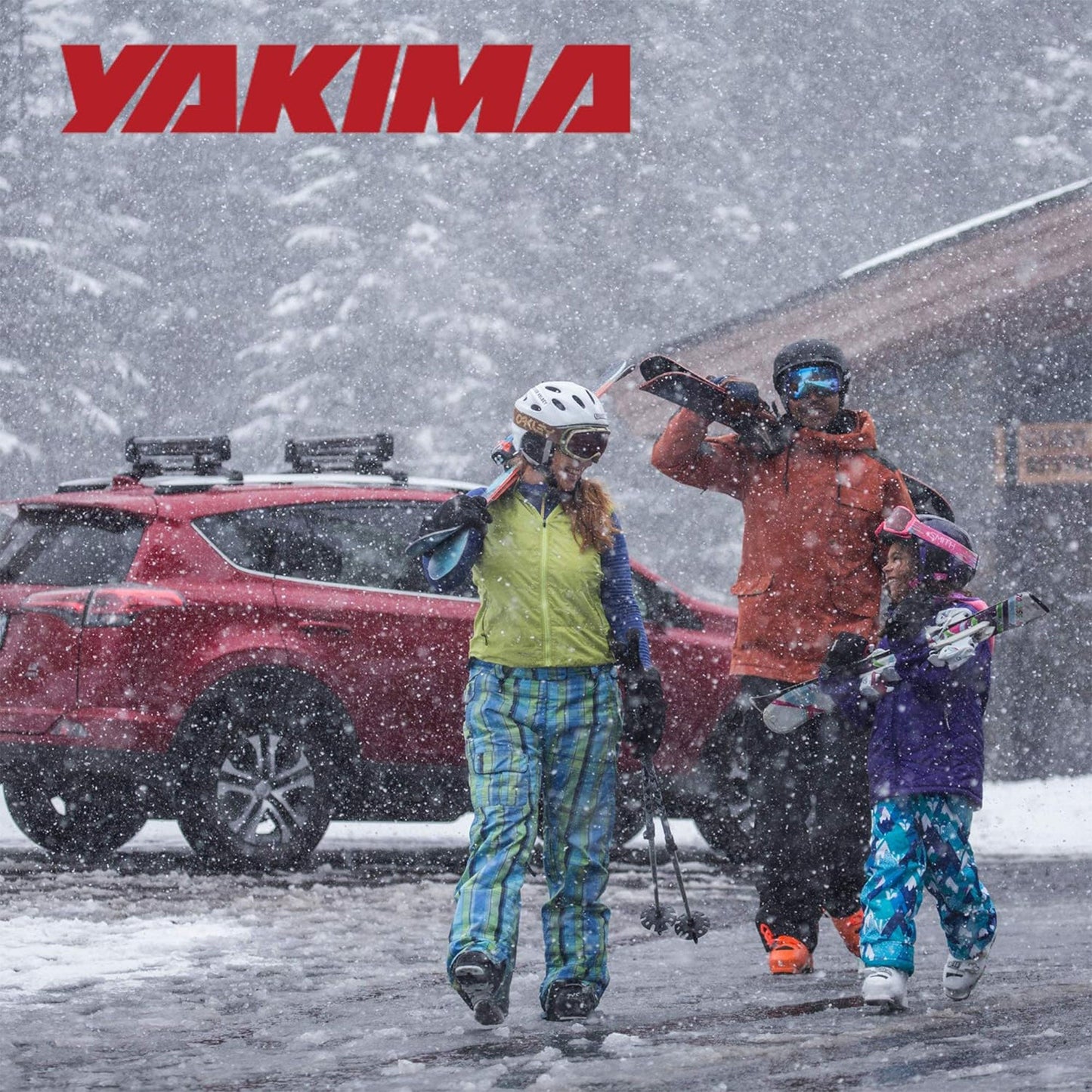 Yakima FreshTrack 4 Universal Car Roof Top Mount Ski and Snowboard Rack, Black - Angler's Pro Tackle & Outdoors