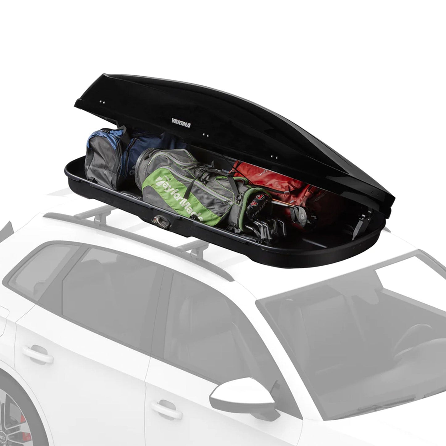 Yakima GrandTour 18 Low Profile Cargo Box, Fits StreamLine Crossbars, Black - Angler's Pro Tackle & Outdoors