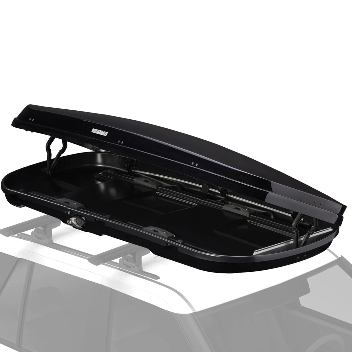 Yakima GrandTour Lo Low Profile Cargo Box, Fits StreamLine Crossbars, Black - Angler's Pro Tackle & Outdoors