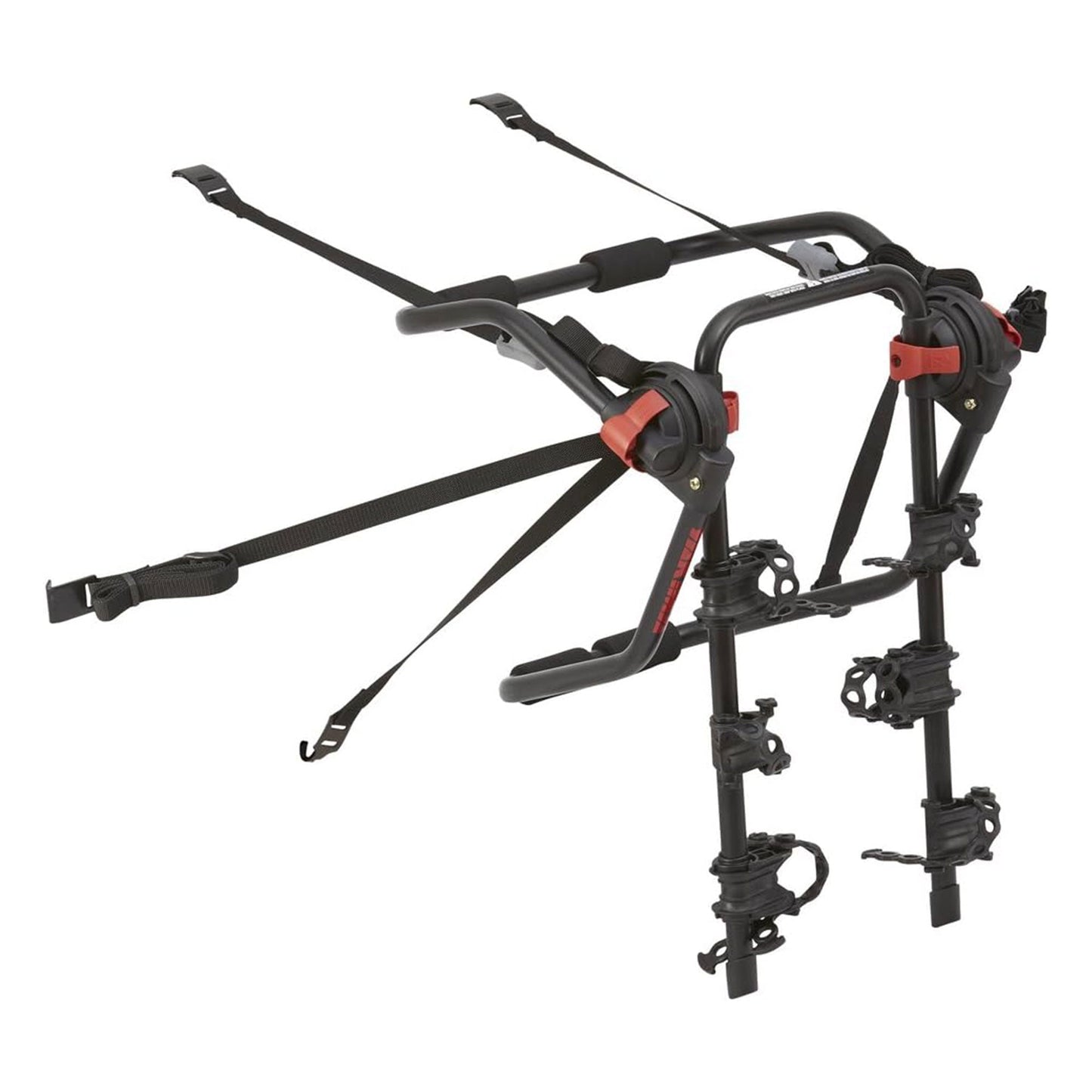 Yakima HangOut Car Trunk Compact Foldable 2 Bicycle Mount Rack Carrier, Black - Angler's Pro Tackle & Outdoors