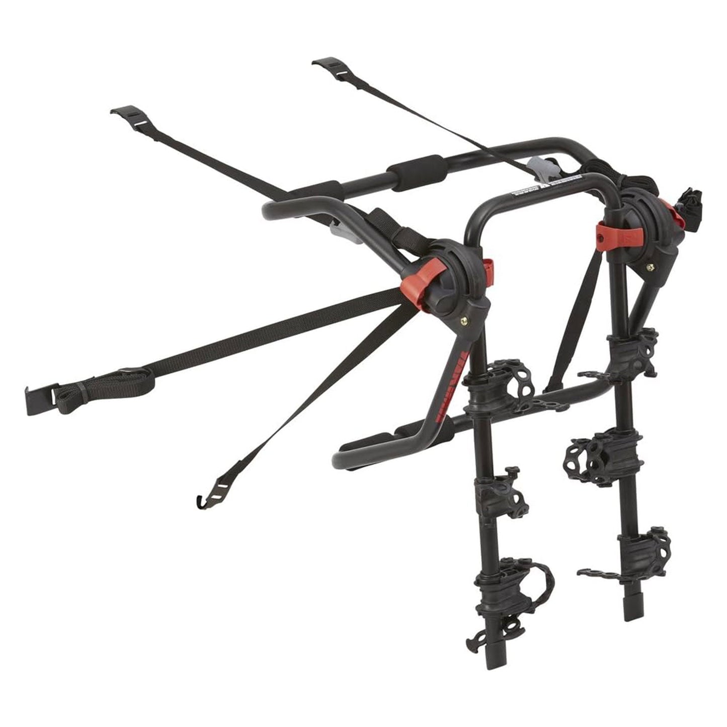 Yakima HangOut Car Trunk Compact Foldable 3 Bicycle Mount Rack Carrier, Black - Angler's Pro Tackle & Outdoors