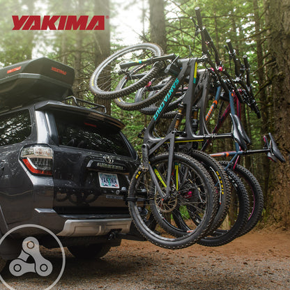 Yakima HangOver 4 Adjustable Vertical Steel Mountain Bike Hitch Rack for 4 Bikes - Angler's Pro Tackle & Outdoors