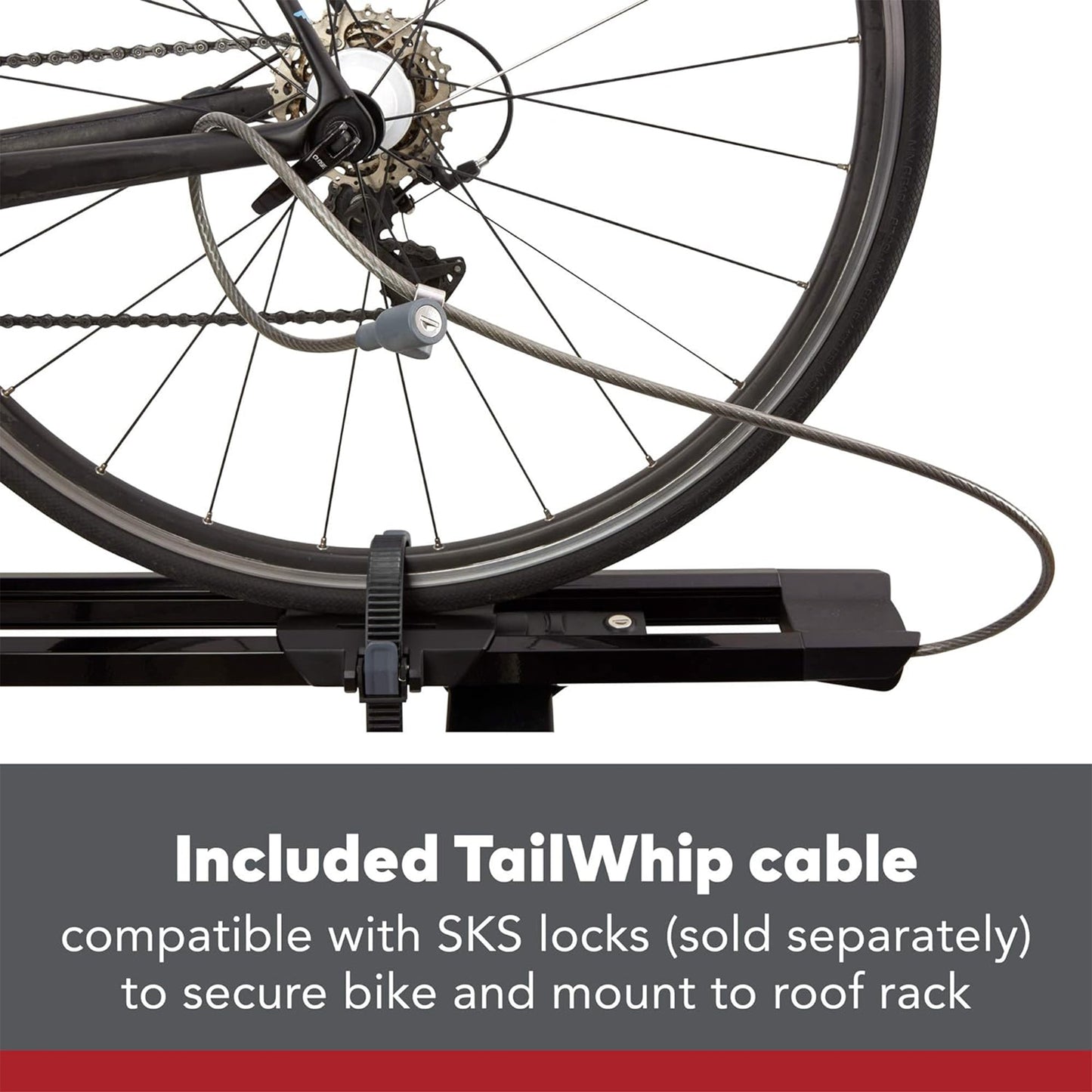 Yakima HighRoad Rooftop Upright Bike Mount with TorqueRight Knob and Tray, Black - Angler's Pro Tackle & Outdoors