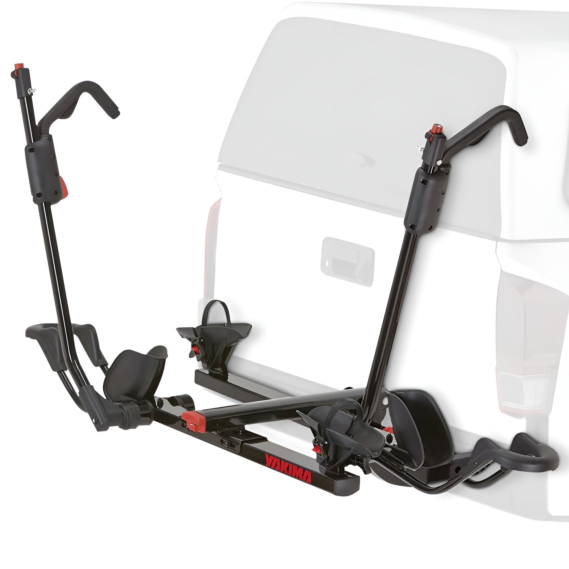 Yakima HoldUp 2 Bike Capacity 2" Hitch Bicycle Bike Rack with SKS Locks, Black - Angler's Pro Tackle & Outdoors