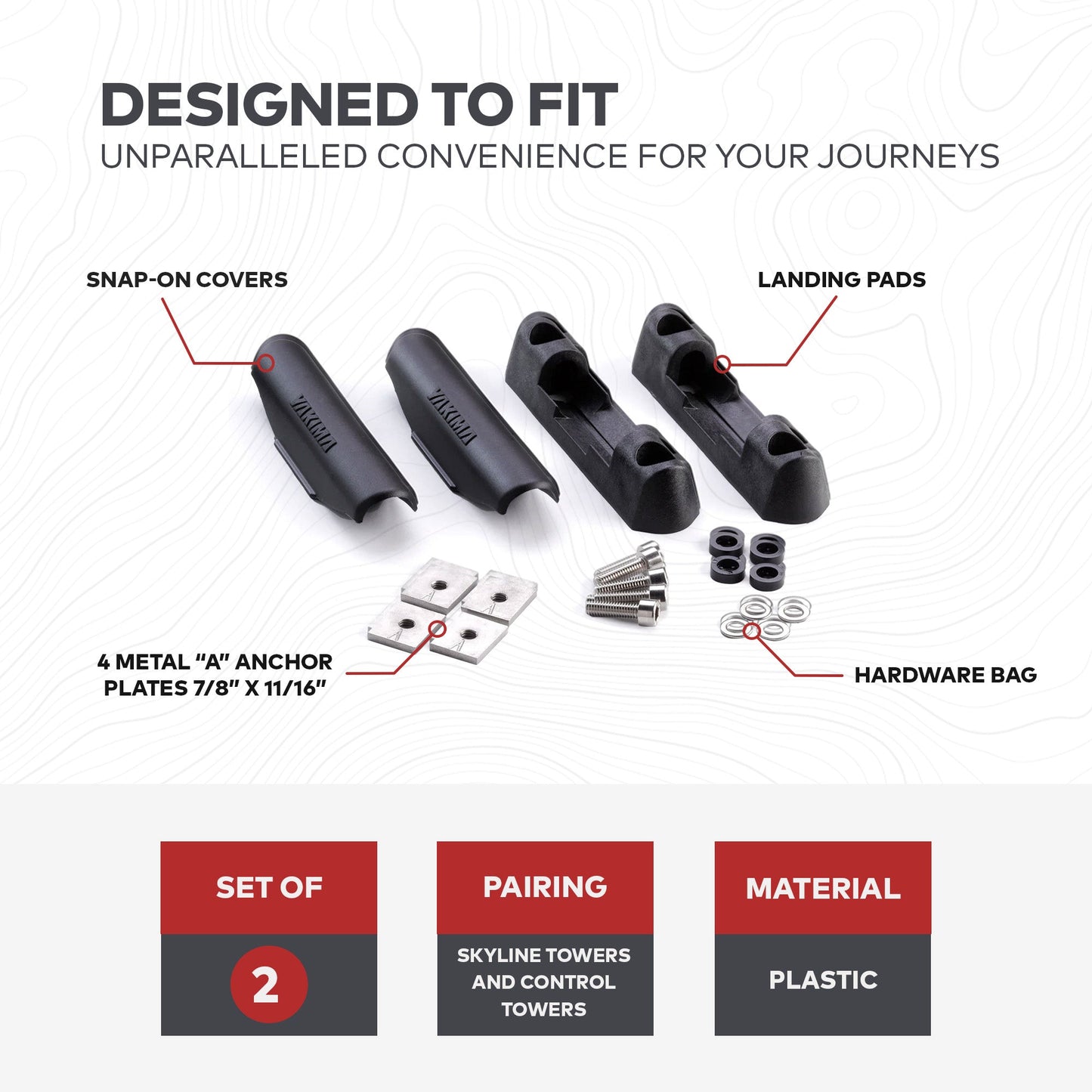 YAKIMA Landing Pad Tower Mounting Accessory for SkyLine Towers or Control Towers - Angler's Pro Tackle & Outdoors