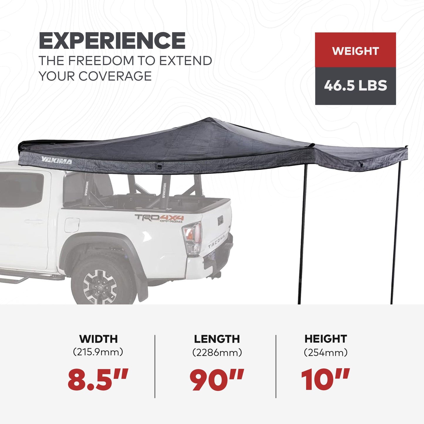 Yakima MajorShady 270 RH Vehicle Roof Mounted Awning Rugged Vinyl Travel Cover - Angler's Pro Tackle & Outdoors