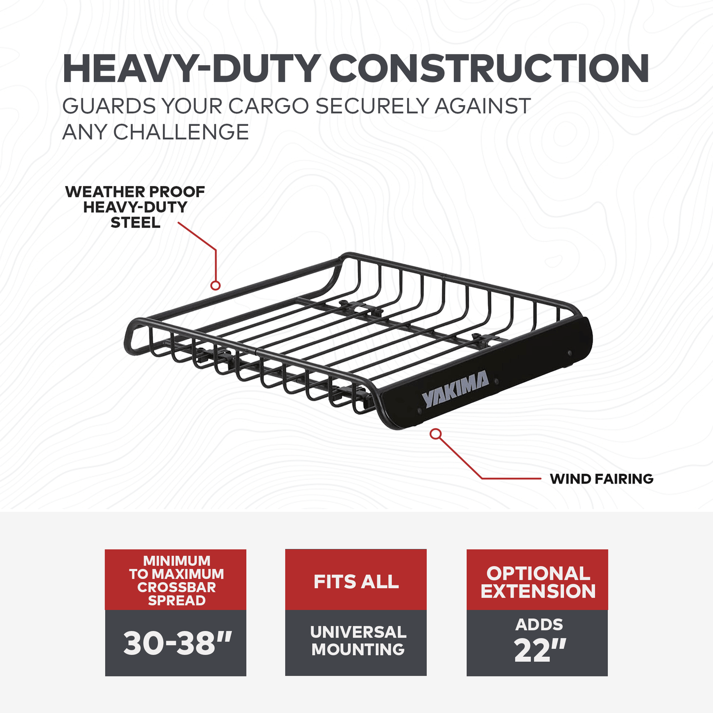 Yakima MegaWarrior Large Sized Cargo Basket For All Yakima StreamLine Crossbars - Angler's Pro Tackle & Outdoors