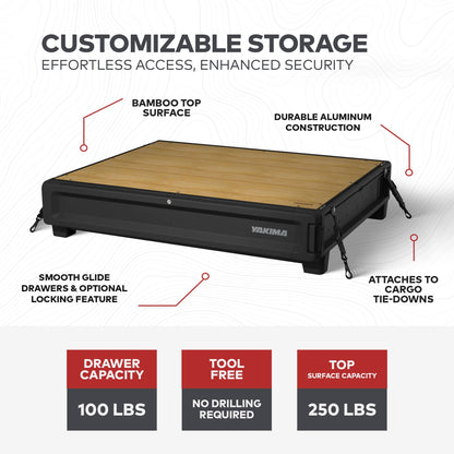 Yakima MOD HomeBase XL Base Unit of Drawer System w/Internal Drawer Divider - Angler's Pro Tackle & Outdoors