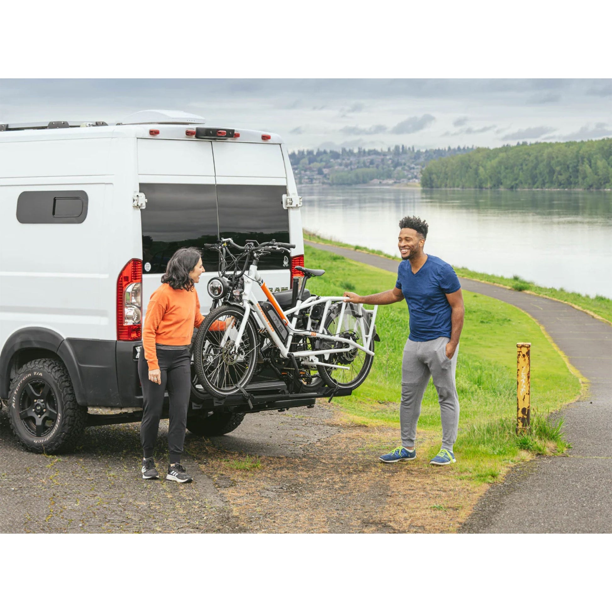 Yakima OnRamp LX Bike Rack with Ramp and Wheel Straps for 1.25" Hitch Receivers - Angler's Pro Tackle & Outdoors