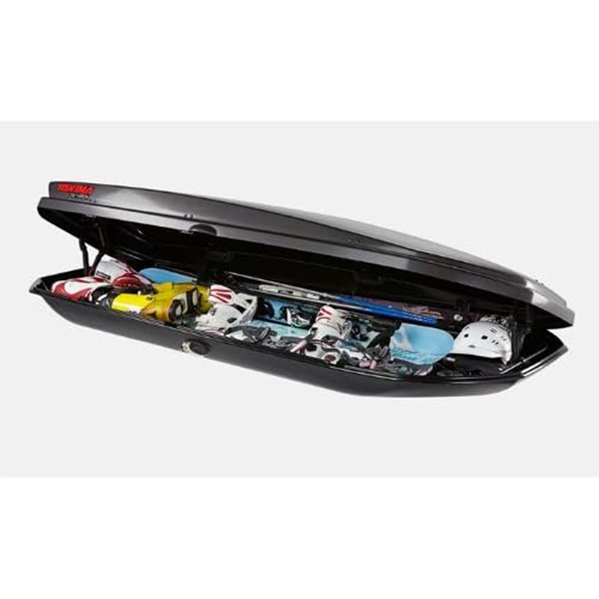 Yakima SkyBox Carbonite 12 Rooftop Cargo Box, Fits StreamLine Crossbar, Black - Angler's Pro Tackle & Outdoors