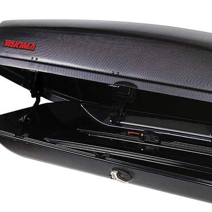 Yakima SkyBox Carbonite 21 Roof Cargo Box Carrier for StreamLine Crossbar, Black - Angler's Pro Tackle & Outdoors