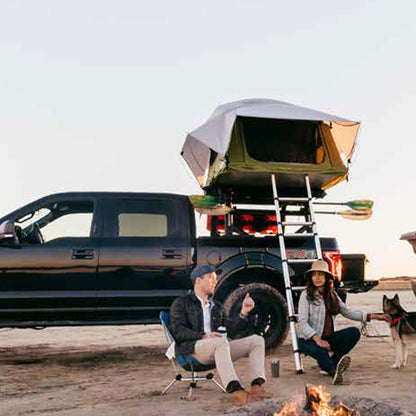 Yakima SkyRise Medium Nylon Rooftop Camping Tent for 3 People with Ladder, Green - Angler's Pro Tackle & Outdoors