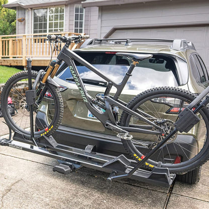 Yakima StageTwo Premium 4 Bike Tray Hitch Bike Rack Compatible w/ 52" Wheelbases - Angler's Pro Tackle & Outdoors