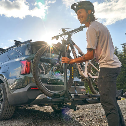 Yakima StageTwo Premium 4 Bike Tray Hitch Bike Rack Compatible w/ 52" Wheelbases - Angler's Pro Tackle & Outdoors