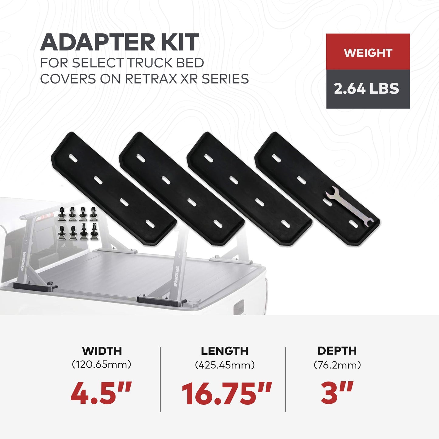 Yakima Tonneau Kit 1 Adapter Kit for Select Truck Bed Covers on Retrax XR Series - Angler's Pro Tackle & Outdoors