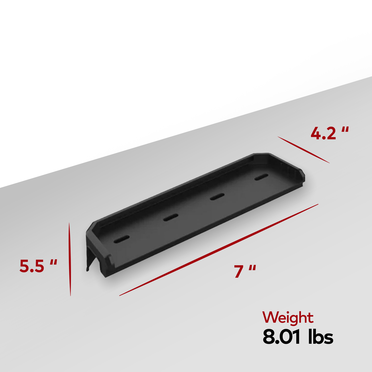 YAKIMA Truck Bed Track HD Kit for OverHaul HD and OutPost HD (Set of 2), Black - Angler's Pro Tackle & Outdoors