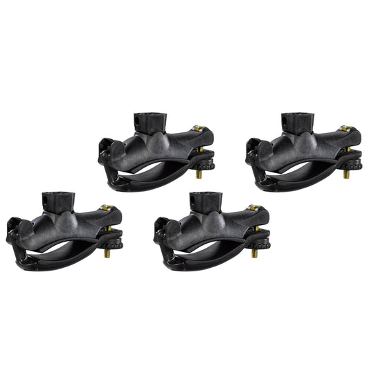 Yakima Universal MightyMount Mounts Aero or Factory Crossbars, Black, Set of 4 - Angler's Pro Tackle & Outdoors