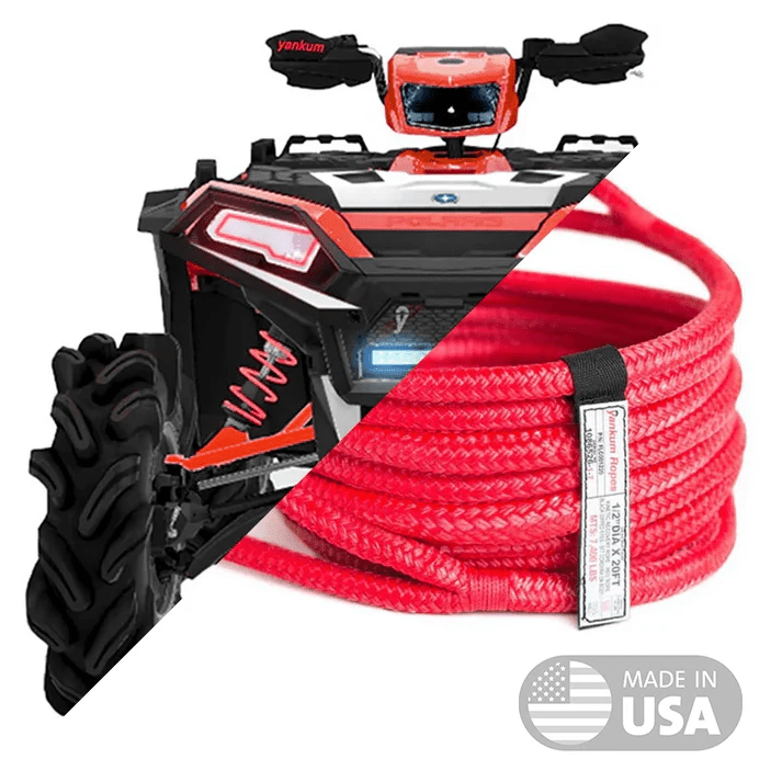 Yankum Ropes 1/2" Kinetic Recovery Rope "Racer" - Angler's Pro Tackle & Outdoors