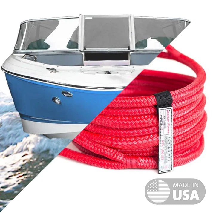 Yankum Ropes 1/2" Kinetic Recovery Rope "Racer" - Angler's Pro Tackle & Outdoors