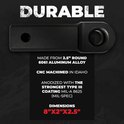 Yankum Ropes 2" Hitch Receiver Recovery Point - Angler's Pro Tackle & Outdoors