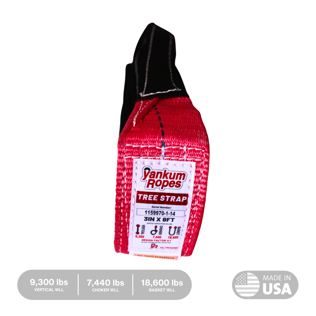 Yankum Ropes 3" x 8' Tree Strap - Angler's Pro Tackle & Outdoors