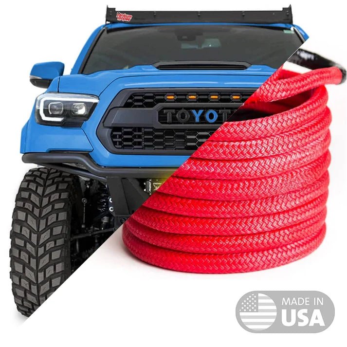 Yankum Ropes 7/8" Kinetic Recovery Rope "Python" - Angler's Pro Tackle & Outdoors