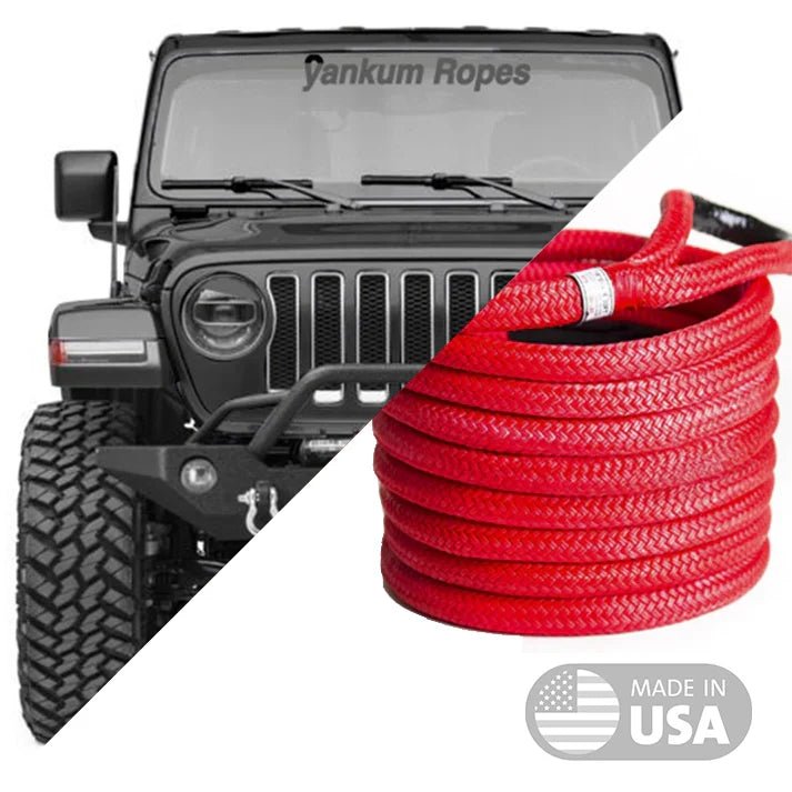 Yankum Ropes 7/8" Kinetic Recovery Rope "Python" - Angler's Pro Tackle & Outdoors