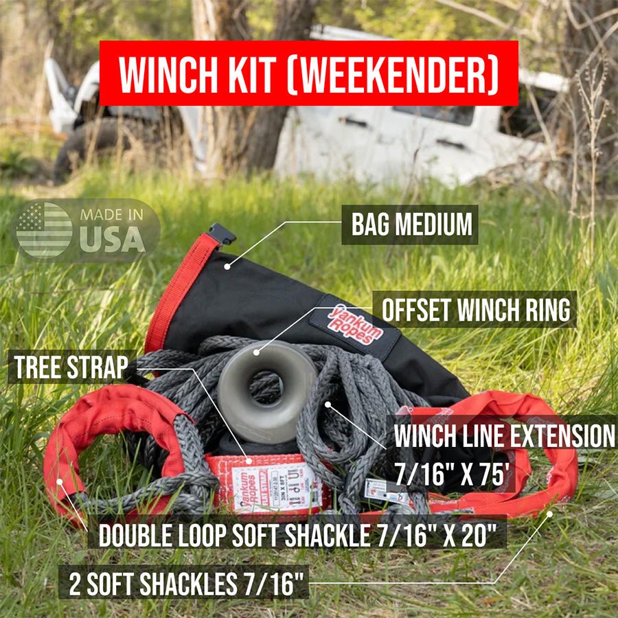 Yankum Ropes Off - Road Winch Kit - Angler's Pro Tackle & Outdoors