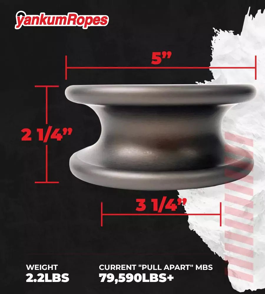 Yankum Ropes Offset Winch Snatch Ring - Angler's Pro Tackle & Outdoors