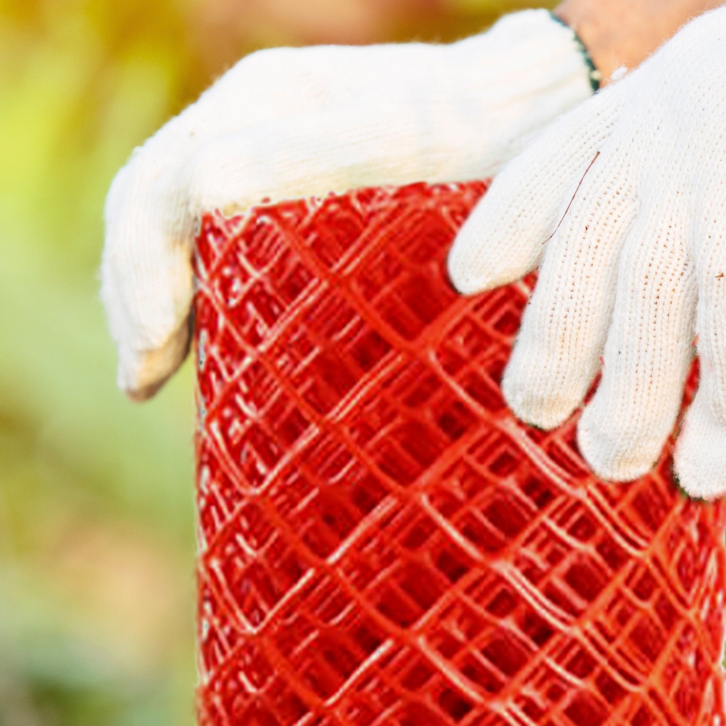 YardGard Barrier Fence with Diamond Grid Plastic for Animal Confinement, Red - Angler's Pro Tackle & Outdoors