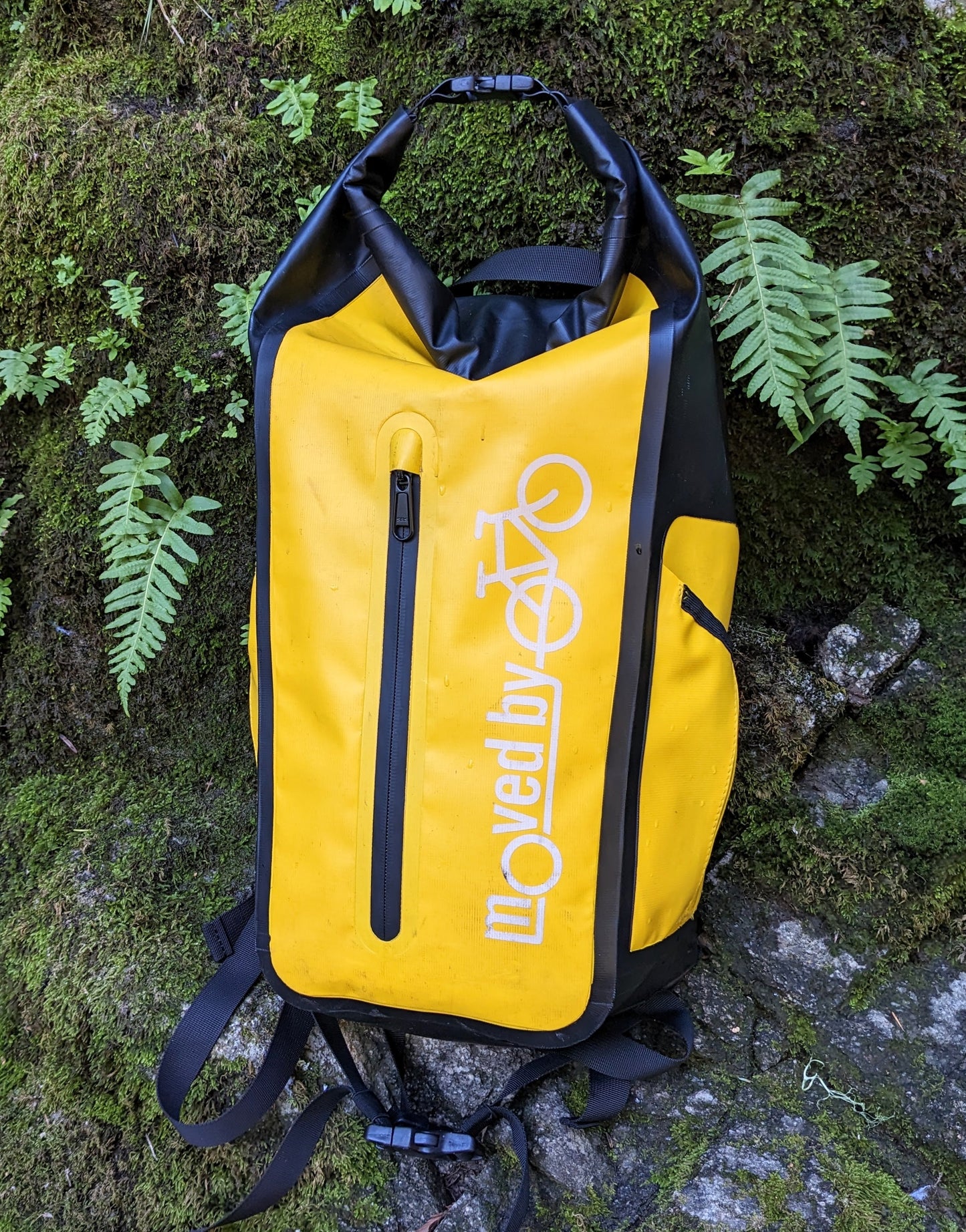 Moved By Bikes Dry Bag Backpack