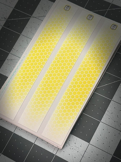 The Bowtique White Shadow Drop Honeycomb Arrow Wraps