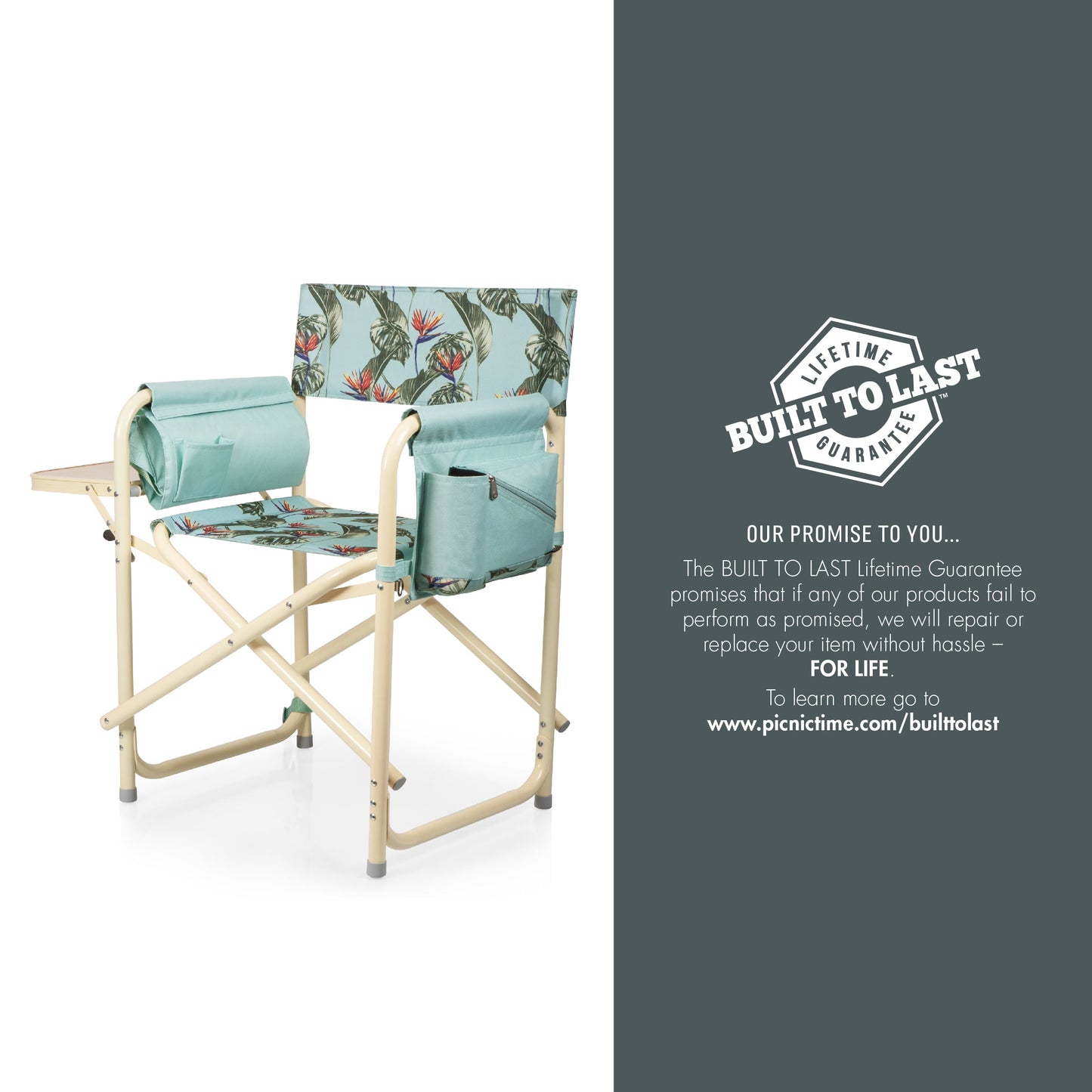 Picnic Time Outdoor Directors Folding Chair