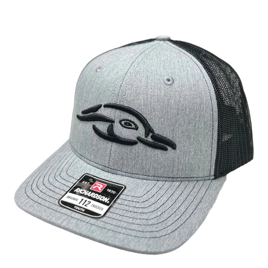 Youth 112Y AFW Duck Logo Heather Grey - Black Mesh Back - Angler's Pro Tackle & Outdoors