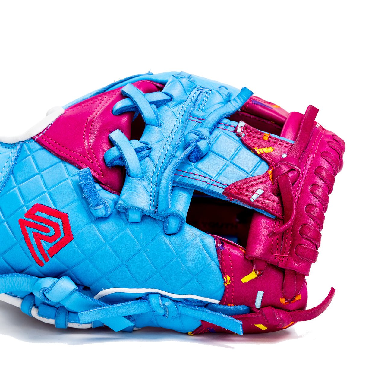 Resilient SFBL Youth Ball Glove - Ice Cream (Cotton Candy Blue and Pink)