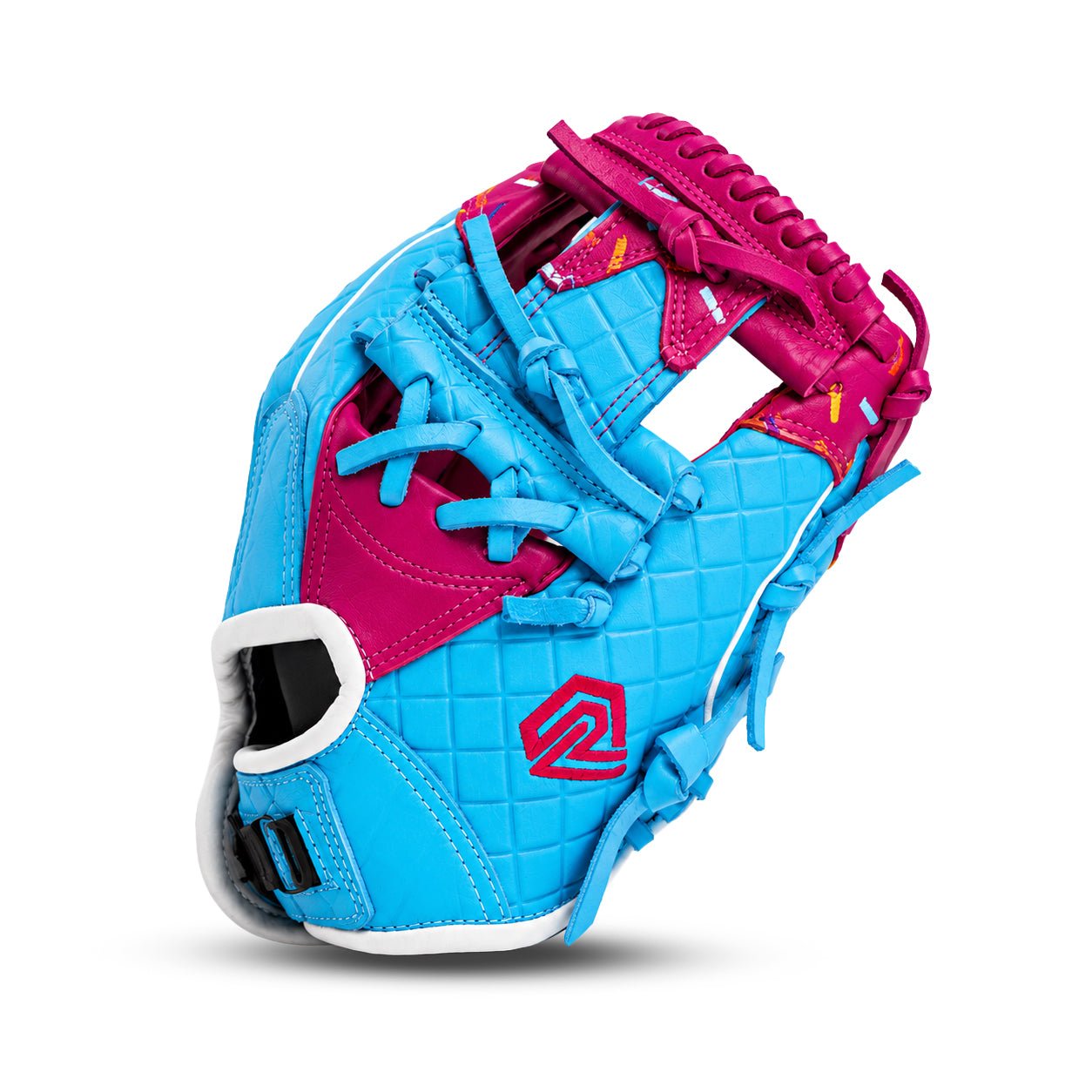 Resilient SFBL Youth Ball Glove - Ice Cream (Cotton Candy Blue and Pink)