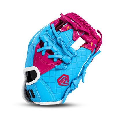 Resilient SFBL Youth Ball Glove - Ice Cream (Cotton Candy Blue and Pink)
