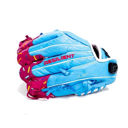 Resilient SFBL Youth Ball Glove - Ice Cream (Cotton Candy Blue and Pink)