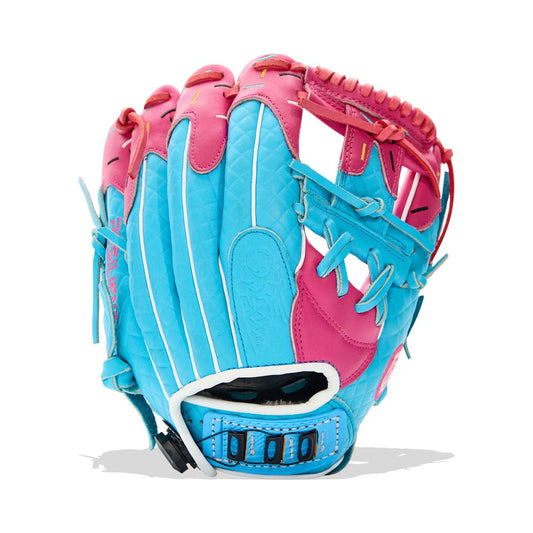 Resilient SFBL Youth Ball Glove - Ice Cream (Cotton Candy Blue and Pink)