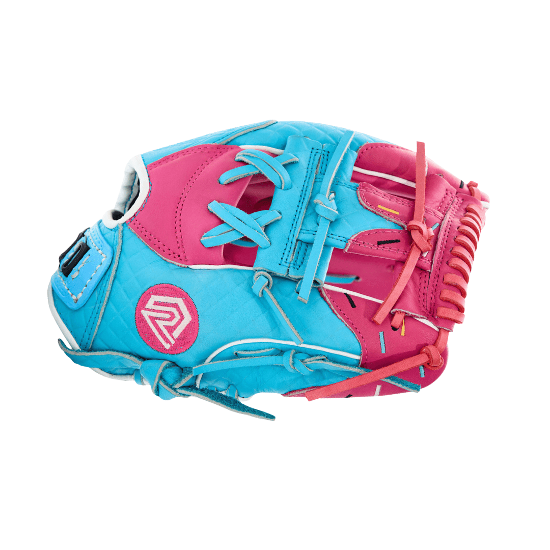 Resilient SFBL Youth Ball Glove - Ice Cream (Cotton Candy Blue and Pink)