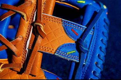 Resilient SFBL Youth Ball Glove - Ice Cream glove (Blue Razberry)