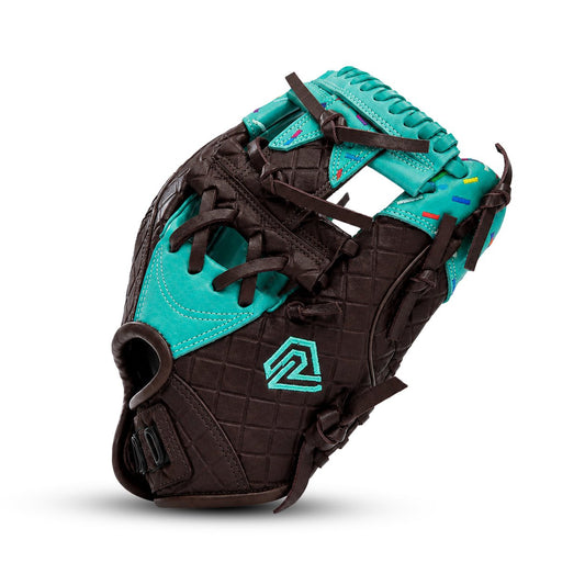 Resilient SFBL Youth Ball Glove - Ice Cream glove (Mint with Sprinkles)