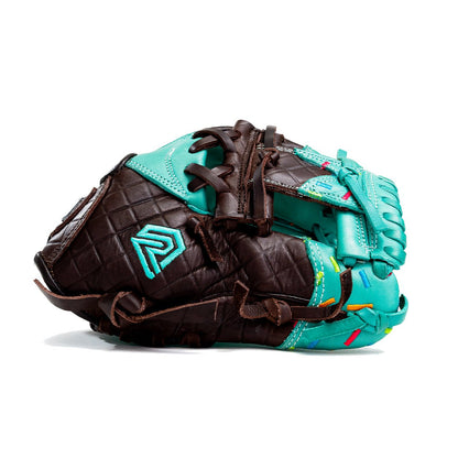 Resilient SFBL Youth Ball Glove - Ice Cream glove (Mint with Sprinkles)